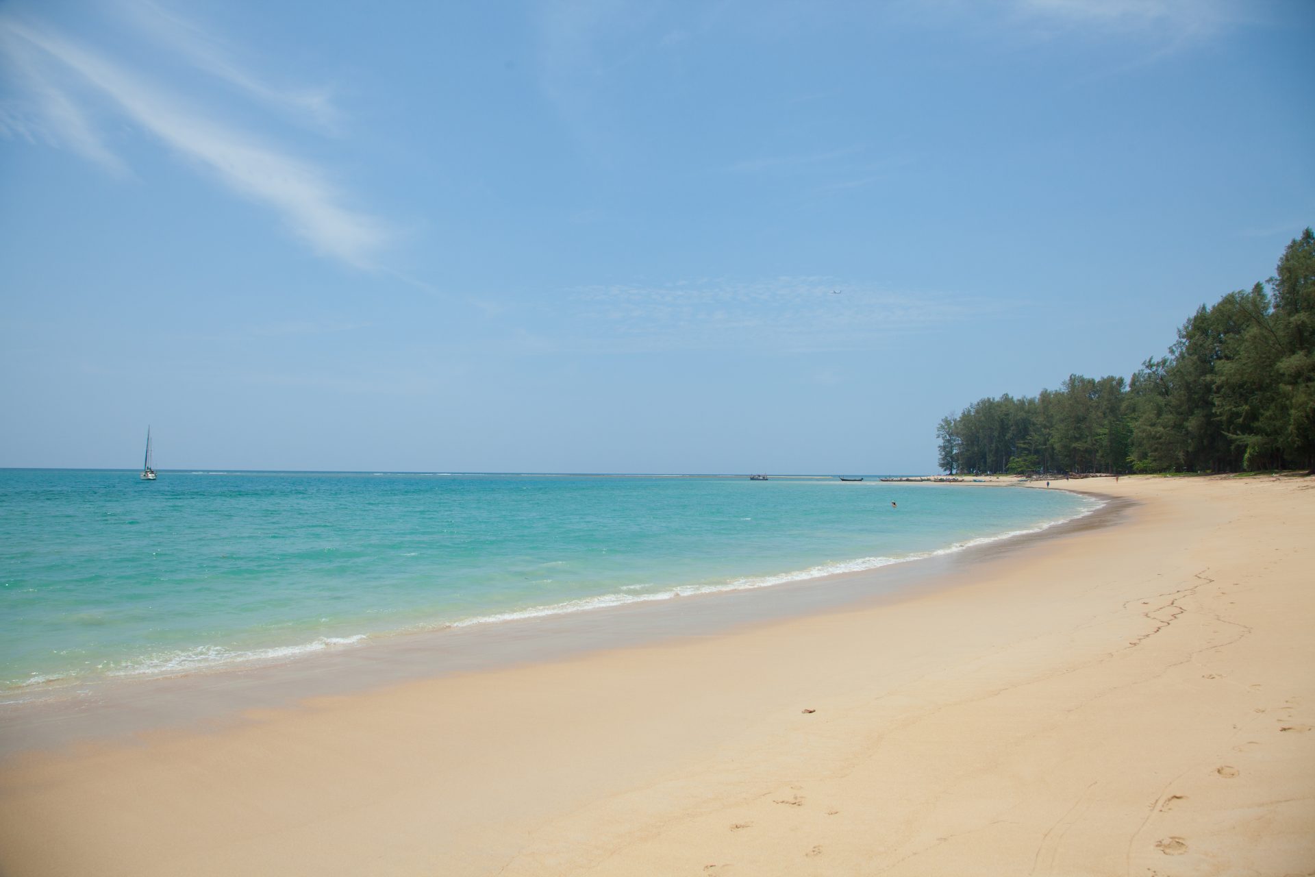 Nai beach phuket. Пляж Наянг.