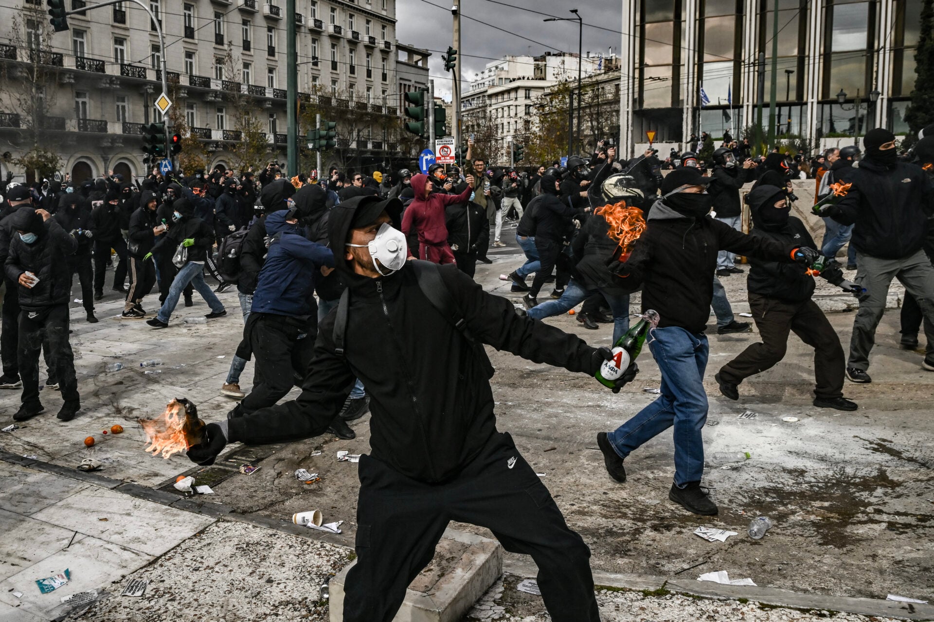 GREECE-POLITICS-TRANSPORT-ACCIDENT-DEMO