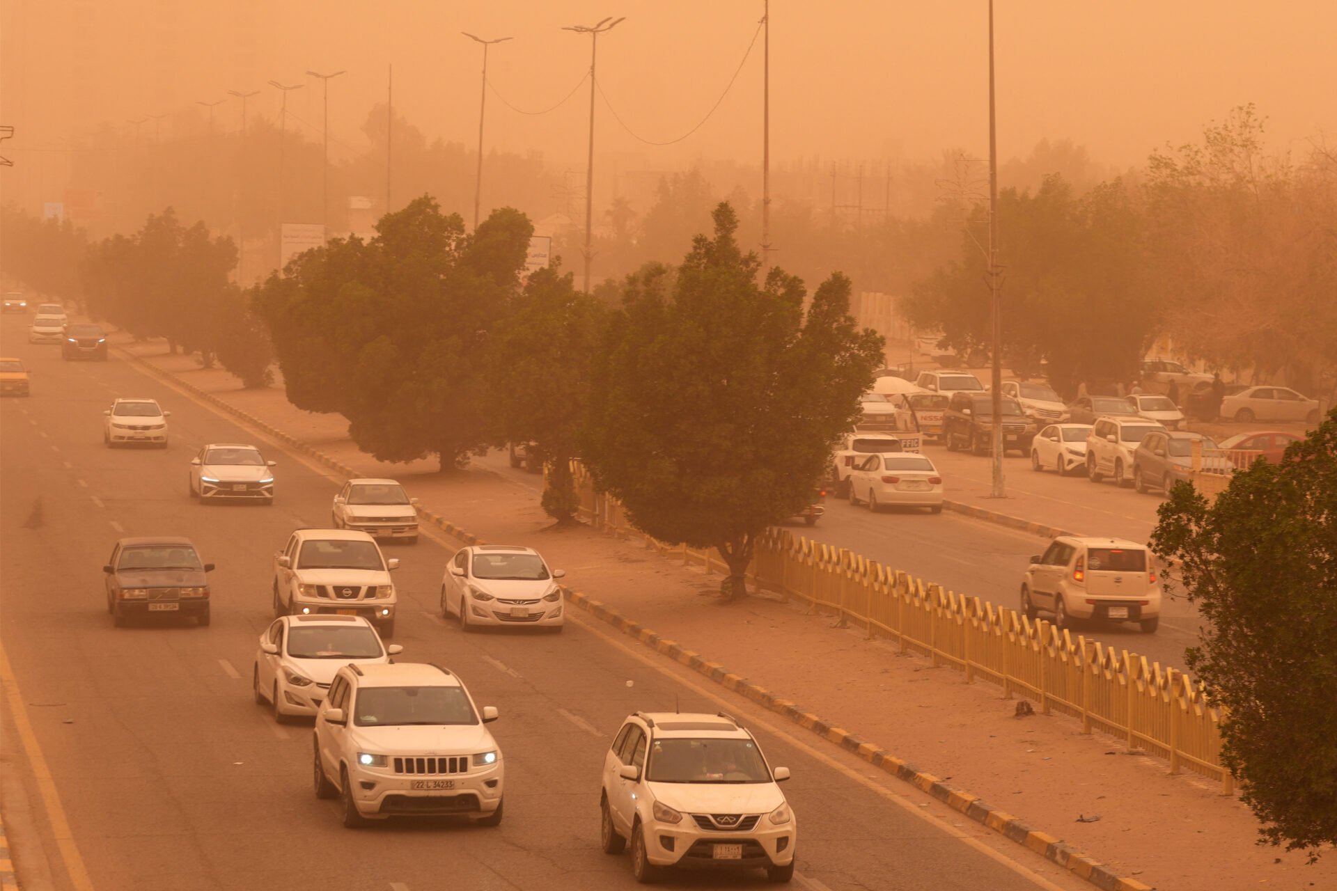 IRAQ-WEATHER-STORM-DUST