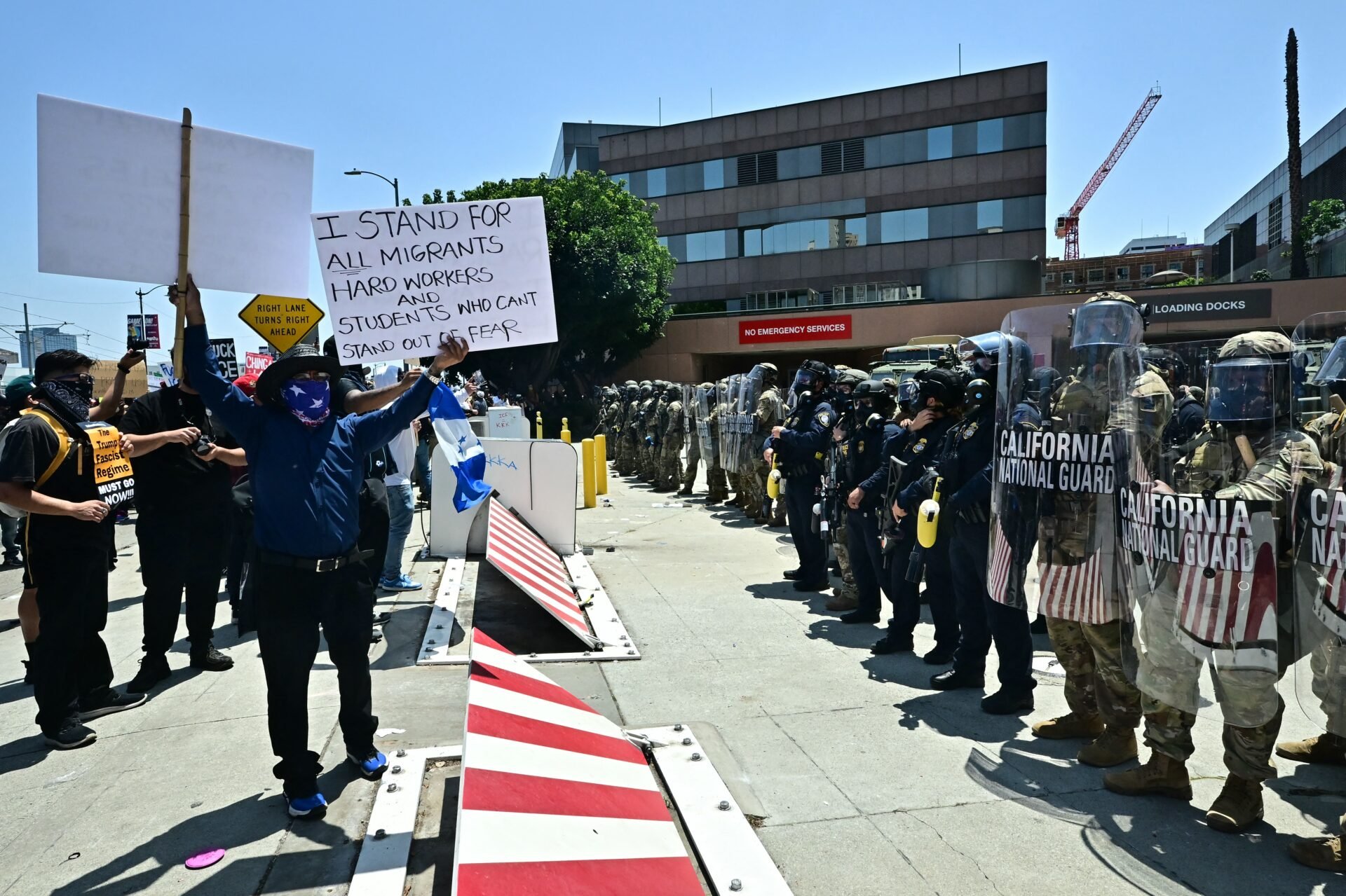 US agents, protesters clash again in Los Angeles over immigration raids