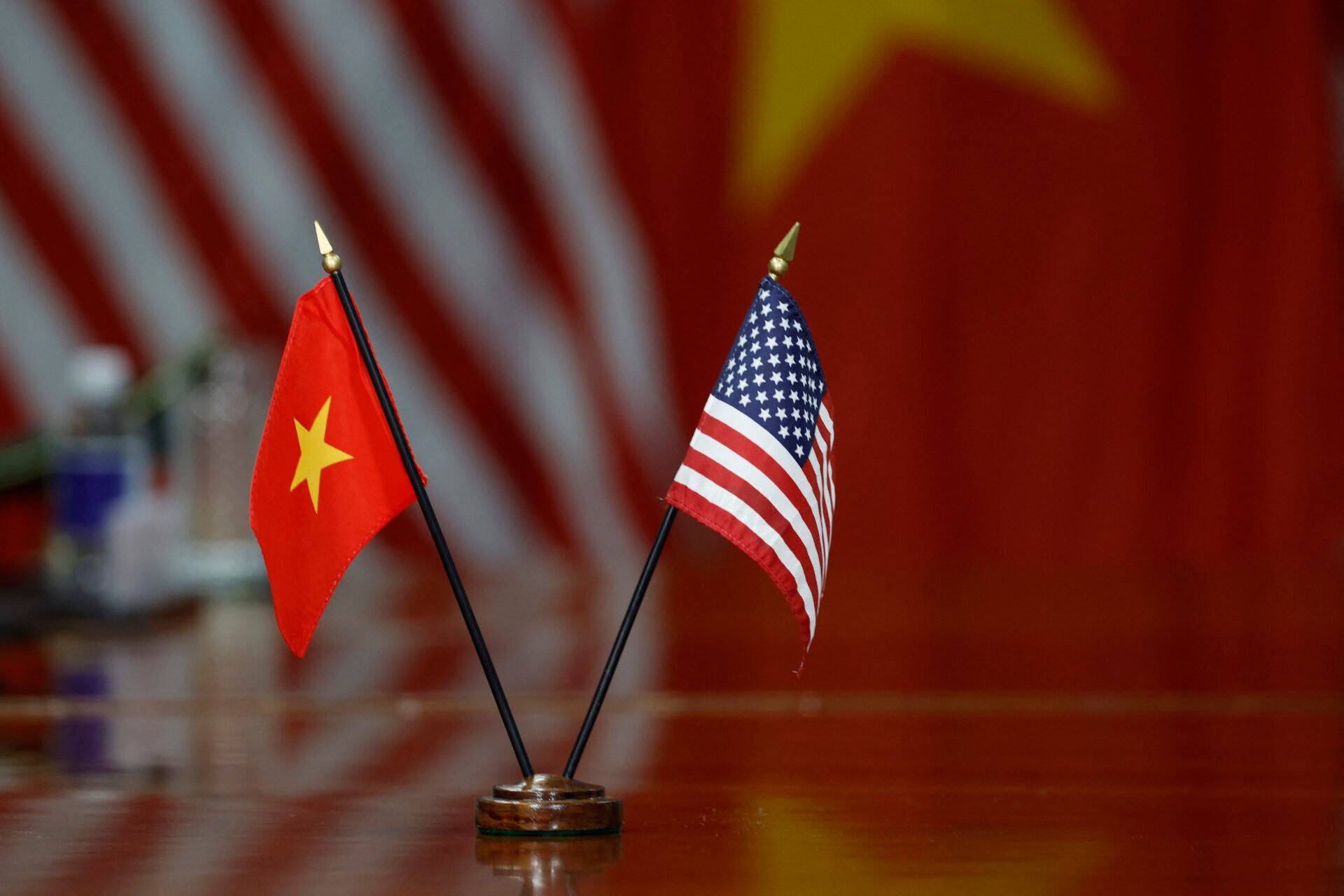 Vietnam US Flag