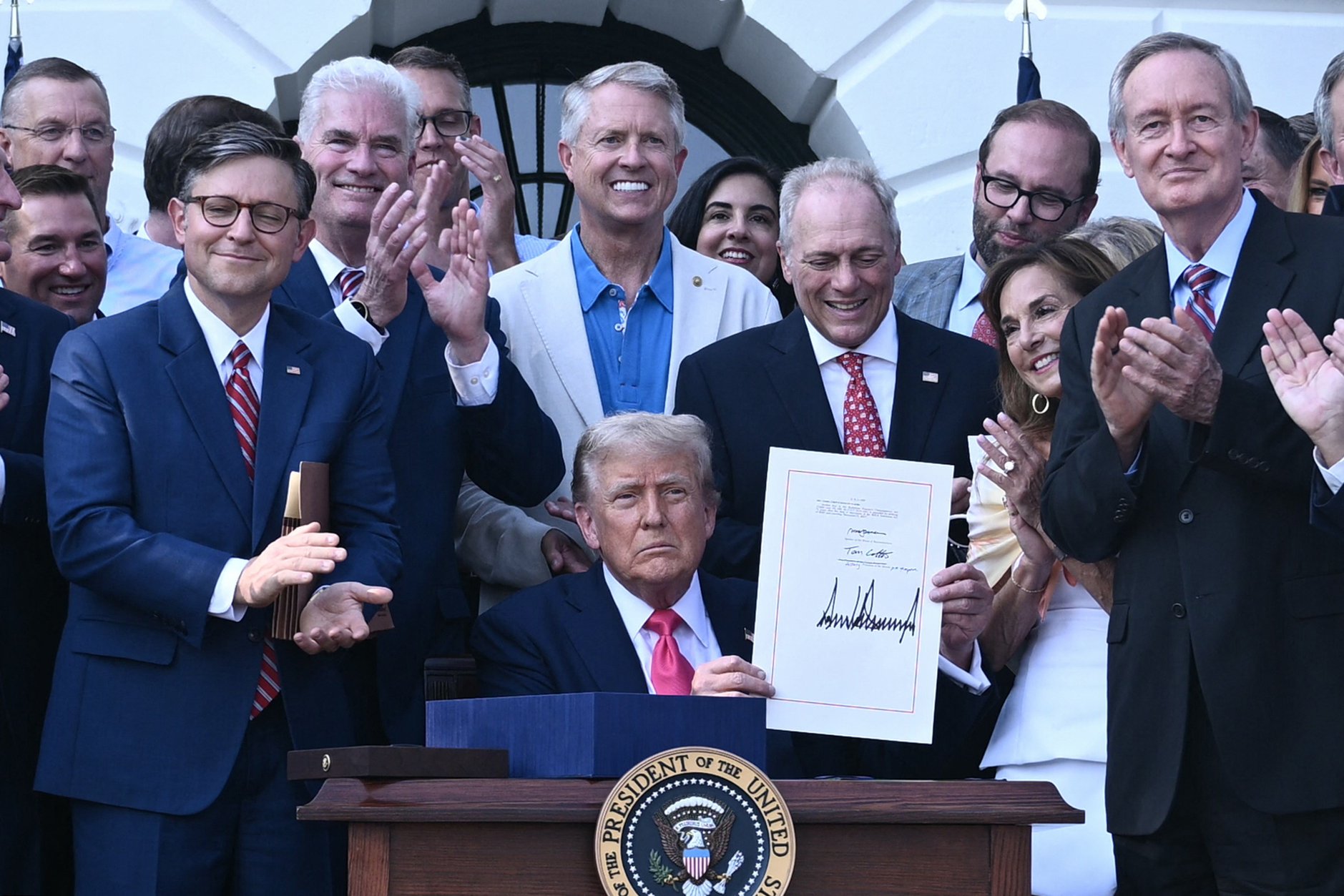 House examines President Donald Trump's spending bill after Senate approval
