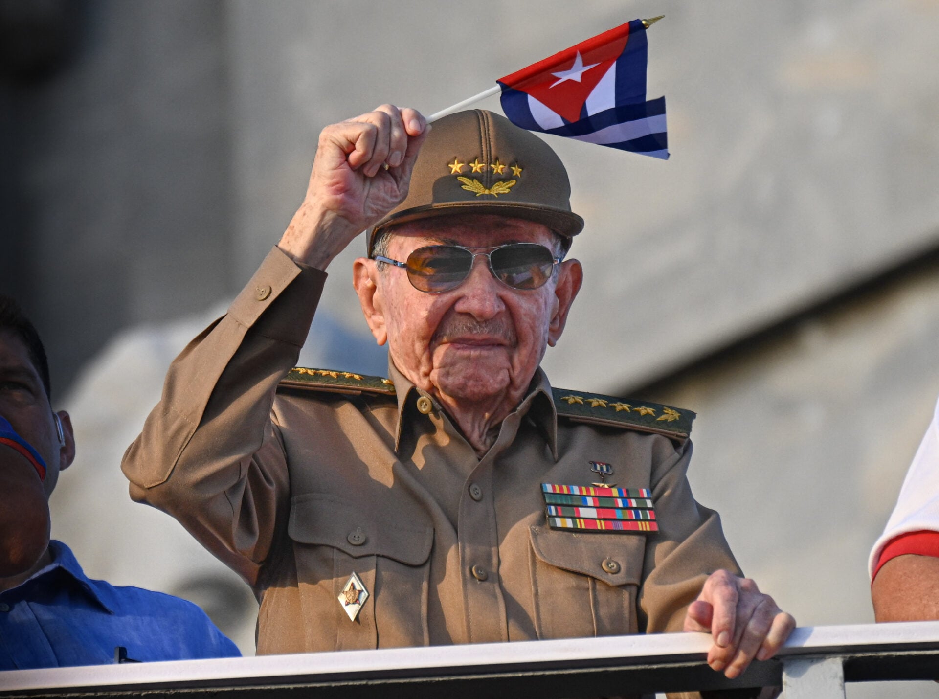 CUBA-POLITICS-SOCIAL-LABOUR-MAY DAY-DEMO