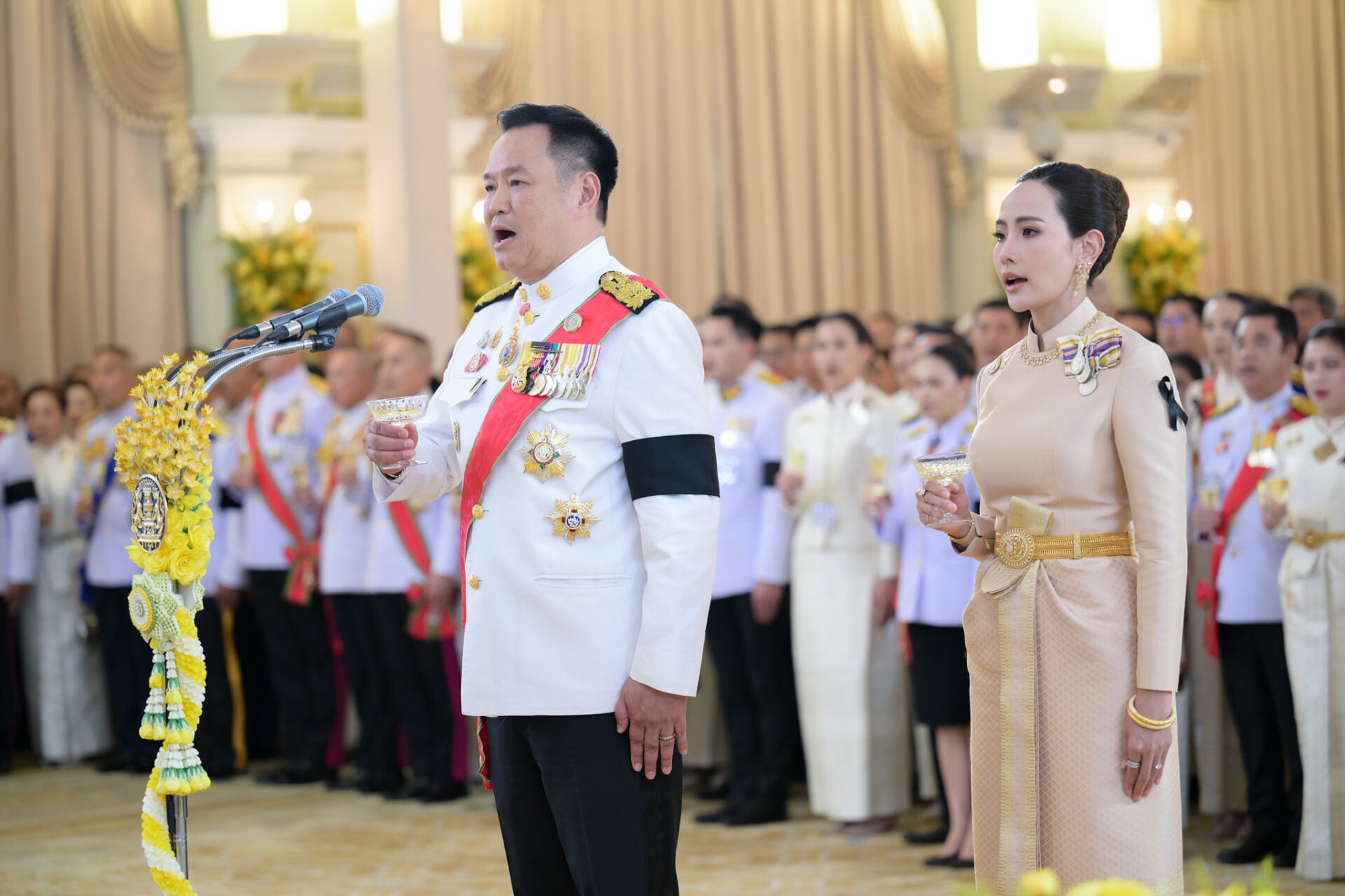 รัฐบาลจัดงานสโมสรสันนิบาตเฉลิมพระเกียรติ เนื่องในวันฉัตรมงคล