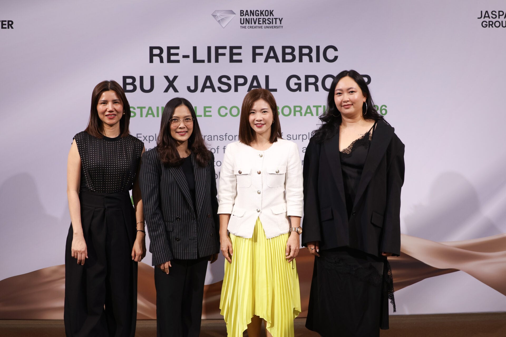 BU x JASPAL GROUP ปล่อยพลังครีเอทีฟ เปลี่ยนวัสดุเหลือใช้คุณภาพดีให้เป็นผลงานแฟชั่น