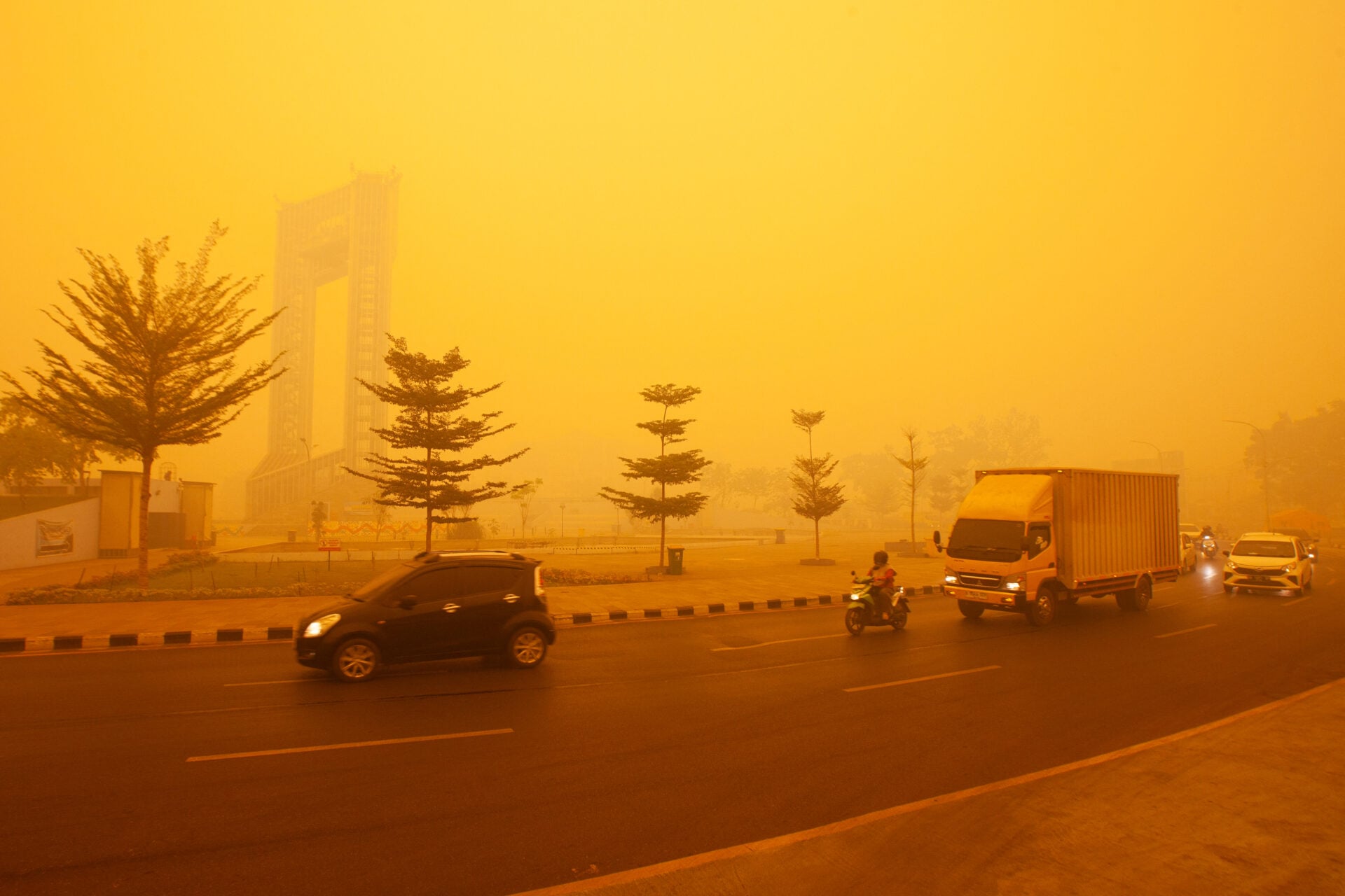 INDONESIA-POLLUTION-ENVIRONMENT-FIRE